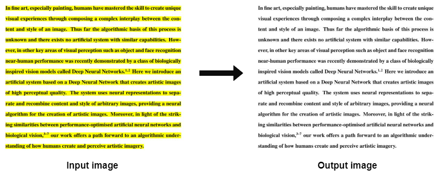 Removing Text highlighter using Colorspace OpenCV-Python | TheAILearner